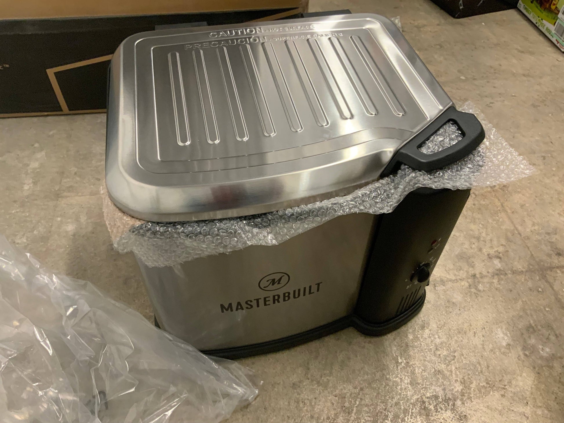 Masterbuilt 10 Liter XL Electric Fryer, Boiler, Steamer in Silver